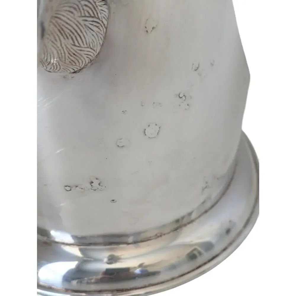 Pottery Barn Silverplate Large Stag Ice Bucket Deer Antler Party Wine Champagne